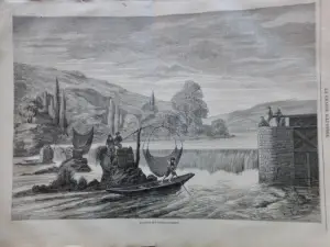 Blavet scene de peche Hennebont
